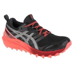 Buty do biegania damskie, ASICS Gel-Trabuco 9 G-TX. Czarne obuwie sportowe damskie Asics, bez wzorów, do biegania. Za 559.00 zł.