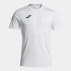 Koszulka Joma Olimpiada. Białe koszulki sportowe męskie Joma, xs, bez wzorów, z materiału, bez kołnierzyka, bez ramiączek, na fitness i siłownię. Za 157.00 zł.
