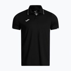 Koszulka polo tenisowa męska Joma Torneo Polo. Czerwone koszulki polo męskie Joma, l, bez wzorów, z elastanu, klasyczne, bez ramiączek. Za 179.99 zł.