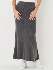 Spódnica maxi - szary. Szare spódnice damskie Sinsay, l, bez wzorów, maxi. W wyprzedaży za 24.99 zł.