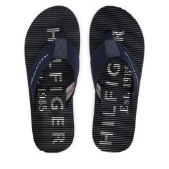 Japonki Tommy Hilfiger. Niebieskie klapki męskie Tommy Hilfiger. Za 189.99 zł.