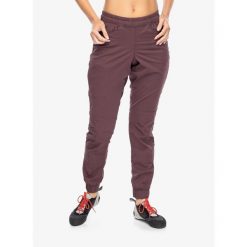 Spodnie wspinaczkowe damskie Black Diamond Notion Pants. Czerwone spodnie materiałowe damskie Black Diamond, bez wzorów, wspinaczkowe. Za 279.99 zł.