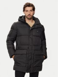 Calvin Klein Płaszcz zimowy K10K113465 Czarny Regular Fit. Czarne płaszcze męskie Calvin Klein, na zimę, l, bez wzorów, z syntetyku, bez kaptura. Za 1,189.00 zł.