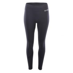 Legginsy Termoaktywne Damskie Surim. Czarne bielizna termoaktywna damska Hi-tec, s, bez wzorów, z elastanu, bez ramiączek. Za 115.99 zł.
