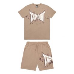 Zestaw koszulka i spodenki Tapout Dunlab. Białe buty sportowe męskie TAPOUT, z dresówki, bez zapięcia, na fitness i siłownię. Za 258.50 zł.