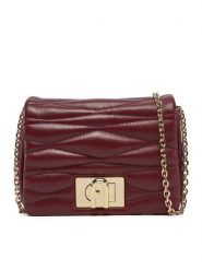 Furla Torebka 1927 Mini Soft WE00735 BX3221 26700 Bordowy. Czerwone torebki do ręki damskie Furla, bez wzorów, ze skóry, wizytowe, bez dodatków. Za 859.99 zł.