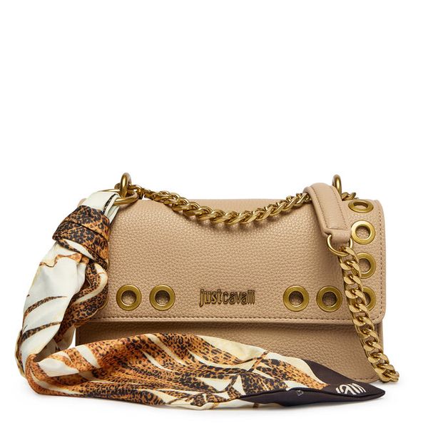 Torebka Just Cavalli. Brązowe torebki do ręki damskie Just Cavalli, bez wzorów, klasyczne, bez dodatków. Za 428.99 zł.
