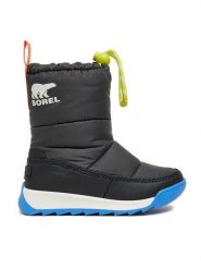 Sorel Śniegowce Whitney II Plus Puffy Wp 2088572093 Szary. Szare buty zimowe chłopięce Sorel, bez wzorów, z materiału, bez zapięcia. Za 339.99 zł.