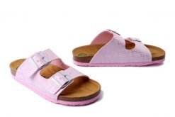 DR. BRINKMANN 700703-42 rosa, klapki damskie. Czerwone klapki damskie Dr. Brinkmann, bez wzorów, bez obcasa. Za 157.17 zł.