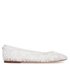 Baleriny LAUREN RALPH LAUREN. Białe baleriny damskie Lauren Ralph Lauren, bez wzorów, bez obcasa. Za 659.99 zł.