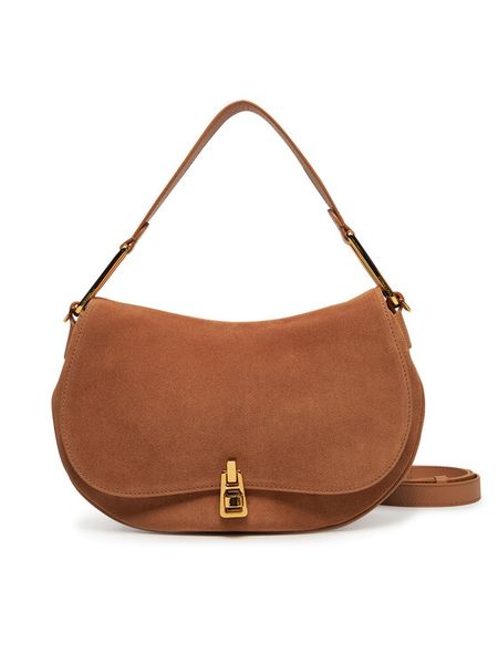 Coccinelle Torebka PQS Magie Suede Bim E1 PQS 18 03 01 Brązowy. Brązowe torebki do ręki damskie Coccinelle, bez wzorów, ze skóry, bez dodatków. Za 909.99 zł.