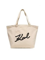 KARL LAGERFELD Torebka A3W50108 Écru. Torebki do ręki damskie KARL LAGERFELD, bez wzorów, z materiału, bez dodatków. Za 189.99 zł.