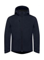 Clique Classic Softshell 2 w 1 Kurtka - odpinane rękawy i kaptur. Niebieskie kurtki męskie CLIQUE, uniwersalny, bez wzorów, z polaru, bez kaptura. Za 375.19 zł.