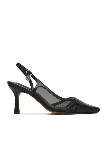 Nine West Szpilki CEO-CR422-D3005C Czarny. Czarne szpilki damskie Nine West, bez wzorów, bez obcasa, bez zapięcia. Za 229.99 zł.