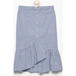 Spódnica z falbaną - Niebieski. Spódniczki dla dziewczynek Reserved. W wyprzedaży za 19.99 zł.
