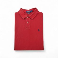 Second life - Krótki rękaw męskie polo - Stan bardzo dobry. Czerwone buty sportowe męskie Ralph Lauren, m, bez wzorów, sportowe, bez ramiączek. Za 76.10 zł.