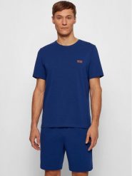 Boss Koszulka piżamowa Mix&Match 50381904 Niebieski Regular Fit. Niebieskie piżamy męskie Boss, m, bez wzorów, z bawełny, bez ramiączek. Za 219.99 zł.