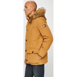 Tommy Hilfiger - Kurtka puchowa. Brązowe kurtki męskie Tommy Hilfiger, z puchu. Za 1,049.00 zł.