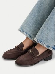 MEXX Loafersy EO-WS1164-04 Brązowy ciemny. Brązowe mokasyny damskie Mexx, ze skóry. Za 369.99 zł.