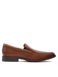 Clarks Półbuty Tilden Free 261300987 Brązowy. Brązowe eleganckie półbuty Clarks, ze skóry, wizytowe, bez zapięcia. Za 279.99 zł.