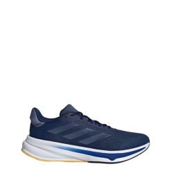 Buty Response Super. Niebieskie buty sportowe męskie Adidas, z materiału, bez zapięcia, do biegania. Za 385.60 zł.