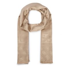 Szal Guess. Brązowe szaliki i chusty damskie Guess, z aplikacjami. Za 194.99 zł.