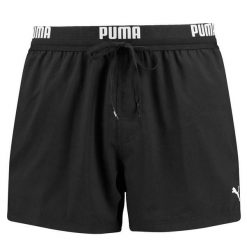 Spodenki kąpielowe męskie Puma Logo Short Lenght. Czarne kąpielówki męskie Puma, m, bez wzorów. Za 221.30 zł.