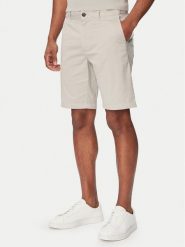 BOSS Szorty materiałowe Chino 50536723 Beżowy Slim Fit. Brązowe spodnie materiałowe męskie Boss, m, bez wzorów, z bawełny. Za 449.99 zł.