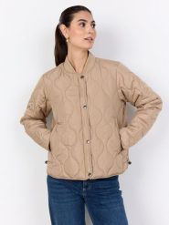 Soyaconcept® kurtka pikowana - Fenya Kobiety Sztuczne włókno brązowy, XXL. Brązowe kurtki damskie xxl, bez wzorów, z włókna, bez kaptura. Za 349.95 zł.