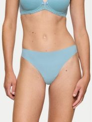 Triumph Stringi Pretty 10222212 Błękitny. Niebieskie stringi damskie Triumph, m, bez wzorów, z syntetyku. Za 39.99 zł.