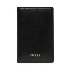 Portfel Guess. Czarne portfele damskie Guess, z aplikacjami. Za 189.99 zł.