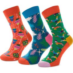 Zestaw 3 par wysokich skarpet unisex HAPPY SOCKS - XMAS08-4003 Kolorowy. Skarpety damskie marki Happy Socks. Za 119.90 zł.