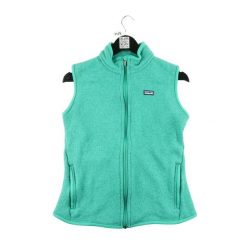 Second life - Kurtka polarowa dla kobiet - Jak nowy. Niebieskie kurtki damskie Patagonia, bez wzorów, z polaru, bez kaptura. Za 228.38 zł.