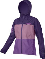 Kurtka rowerowa damska Endura Singletrack II Waterproof bramble. Fioletowe kurtki damskie ENDURA, l, bez wzorów, z materiału, bez kaptura. Za 808.15 zł.
