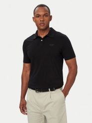Guess Polo M6YP07 K4104 Czarny Slim Fit. Czarne koszulki polo męskie Guess, m, z aplikacjami, z bawełny, bez ramiączek. Za 264.99 zł.