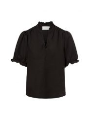 Neo Noir Bluzka - Odesa Kobiety Bawełna czarny, 34. Czarne bluzki damskie Neo Noir, bez wzorów, z bawełny, bez kołnierzyka, bez ramiączek. Za 249.95 zł.