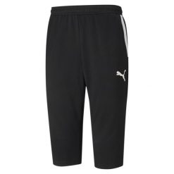 Spodnie męskie Puma teamLIGA Training 3/4 Pants. Białe spodnie sportowe męskie Puma, m, bez wzorów, z dresówki, do piłki nożnej. Za 149.00 zł.