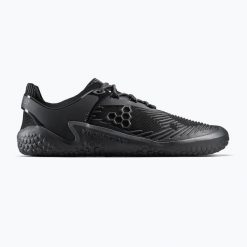 Buty barefoot damskie Vivobarefoot Motus Strenght II. Czarne obuwie sportowe damskie Vivobarefoot, bez wzorów, z materiału, na fitness i siłownię. Za 649.99 zł.