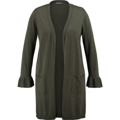 Kardigan w kolorze khaki. Brązowe kardigany damskie Samoon. W wyprzedaży za 130.95 zł.