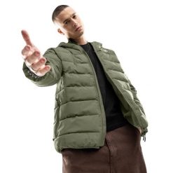 Kurtka puchowa lifestyle wodoodporna męska Sval. Zielone kurtki męskie SIROKO, m, bez wzorów, z puchu, bez kaptura. Za 801.00 zł.