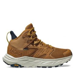 Trekkingi Hoka. Brązowe trekkingi męskie HOKA, trekkingowe, gore-tex. Za 499.99 zł.
