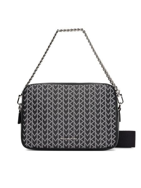 MICHAEL Michael Kors Torebka 32T5SYTC6O Czarny. Czarne listonoszki damskie MICHAEL Michael Kors, bez wzorów, ze skóry, bez dodatków. Za 699.99 zł.