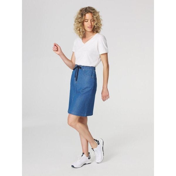 Spódnica damska TBS Mandynew. Niebieskie spódnice damskie TBS, xs, bez wzorów, z jeansu. Za 252.75 zł.