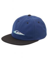Czapka Snapback dla Mężczyzn BLOCK STOCKER Niebieski. Niebieskie czapki i kapelusze męskie Quiksilver, bez wzorów, z materiału. Za 129.00 zł.