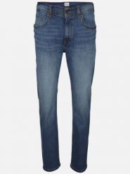 Męskie Spodnie jeansowe Mustang Style Orlando Slim Denim Blue 1016625 5000 682. Niebieskie spodnie materiałowe męskie Mustang, l, bez wzorów, z denimu. Za 219.99 zł.