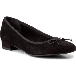 Półbuty TAMARIS - 1-22201-39 Black 001. Czarne półbuty damskie Tamaris, z materiału. W wyprzedaży za 169.00 zł.