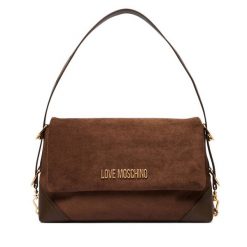 Torebka LOVE MOSCHINO. Brązowe torebki do ręki damskie Love Moschino, bez wzorów, klasyczne, bez dodatków. Za 919.99 zł.