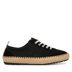 Espadryle EMU Australia. Czarne espadryle damskie Emu Australia, bez wzorów, bez obcasa, bez zapięcia. Za 339.99 zł.