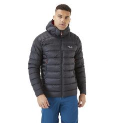 Kurtka puchowa męska Rab Electron Pro Down Jacket z kapturem. Brązowe kurtki snowboardowe męskie RAB, m, bez wzorów, z puchu, z kapturem, snowboardowy. Za 1,449.99 zł.