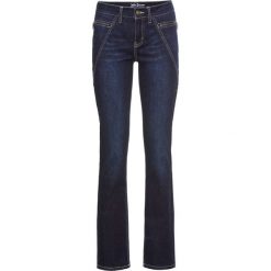Dżinsy multi-stretch STRAIGHT bonprix ciemnoniebieski. Niebieskie jeansy damskie bonprix. Za 109.99 zł.